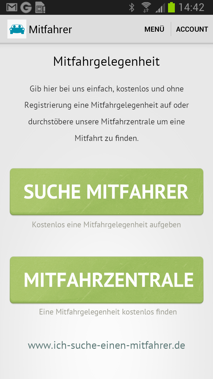 Mitfahrer & Mitfahrgelegenheit:Amazon.de:Appstore for Android